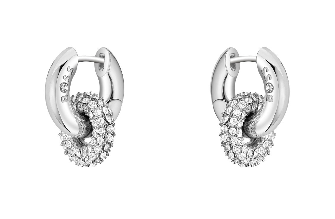 Hugo Boss Moderní ocelové náušnice 2v1 Live Precious 1580758
