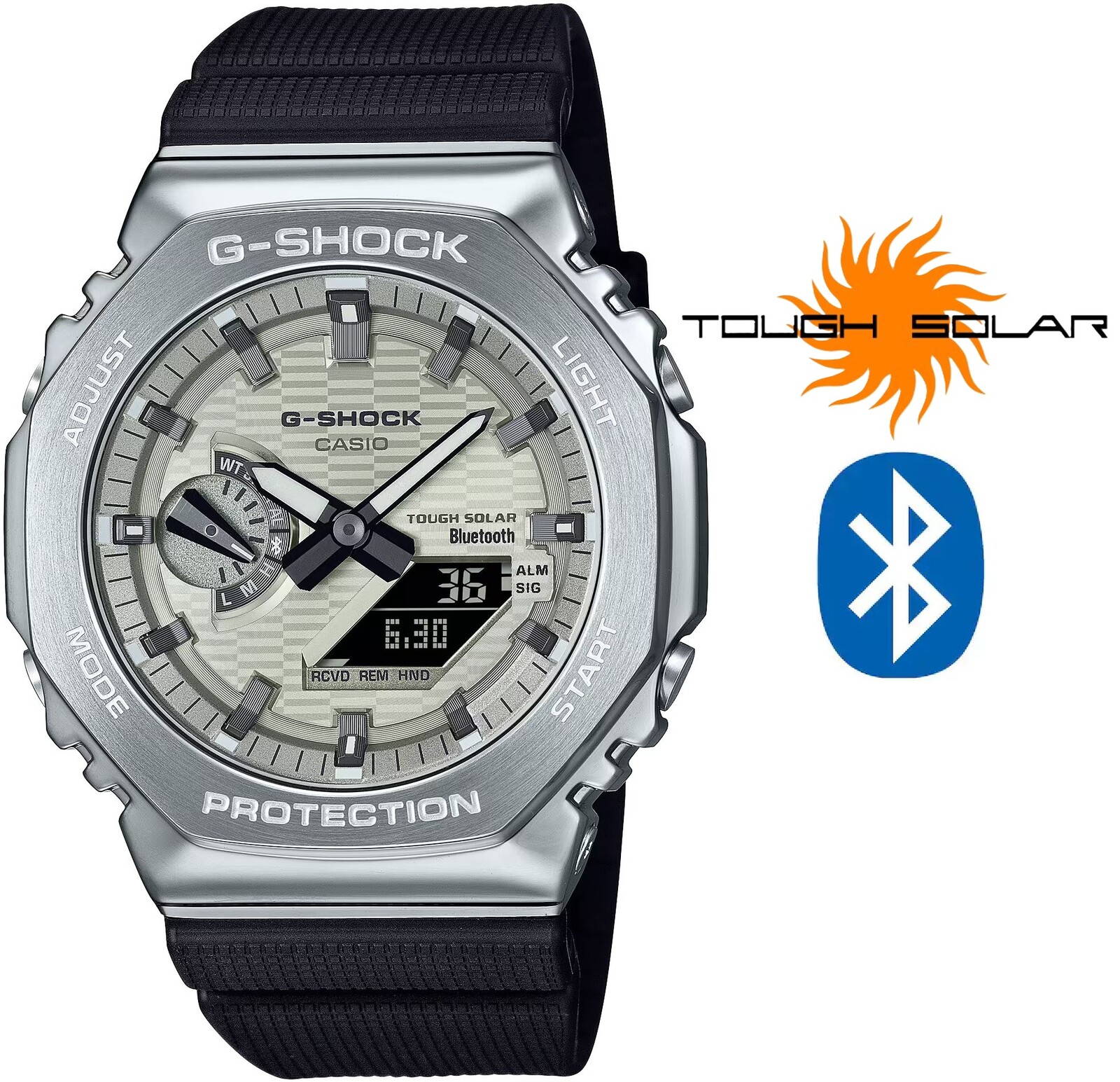 Casio G-SHOCK G-Steel Solar Bluetooth GBM-2100A-8BER (663)