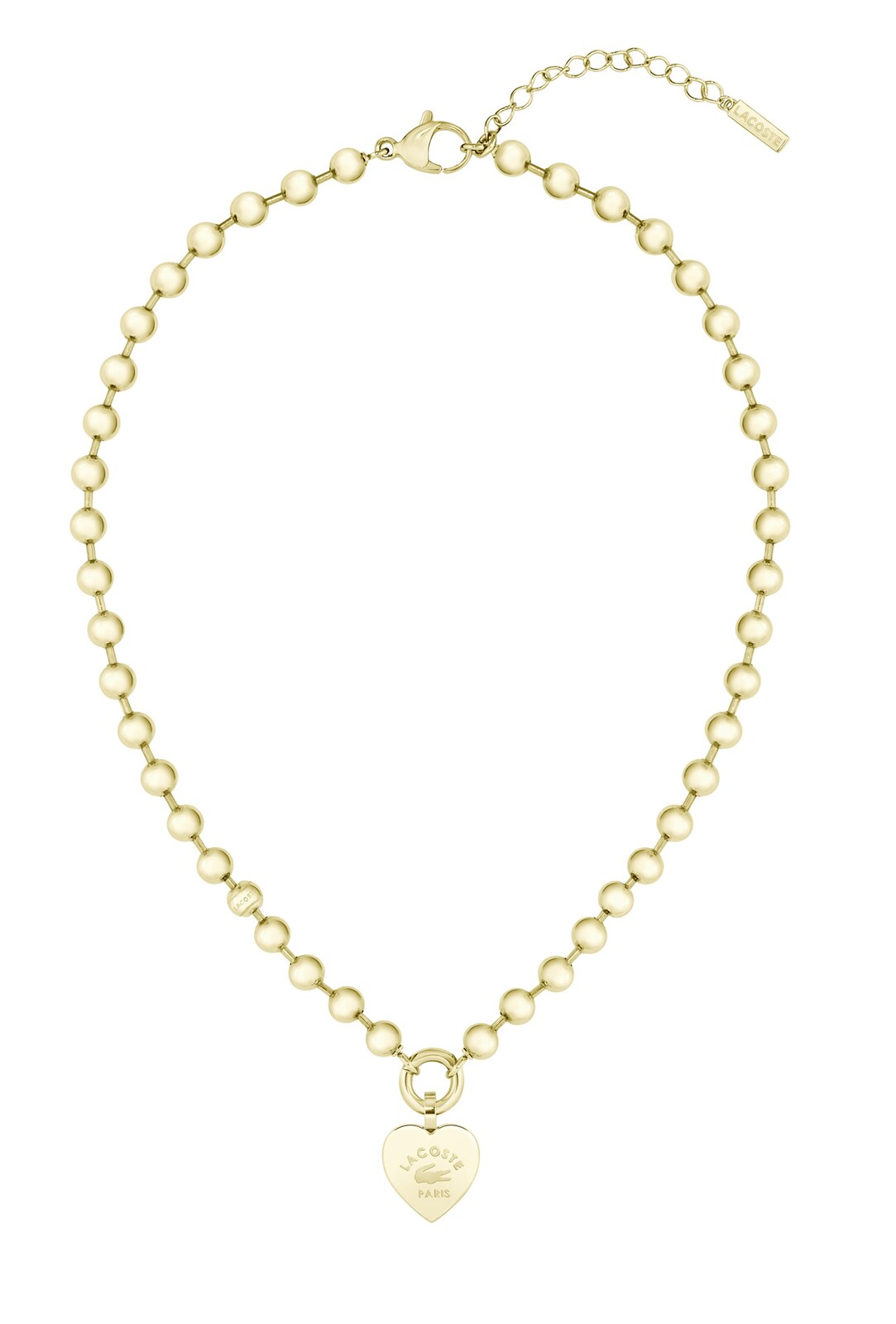 Lacoste Fashion pozlacený náhrdelník Love My Croc 2040508