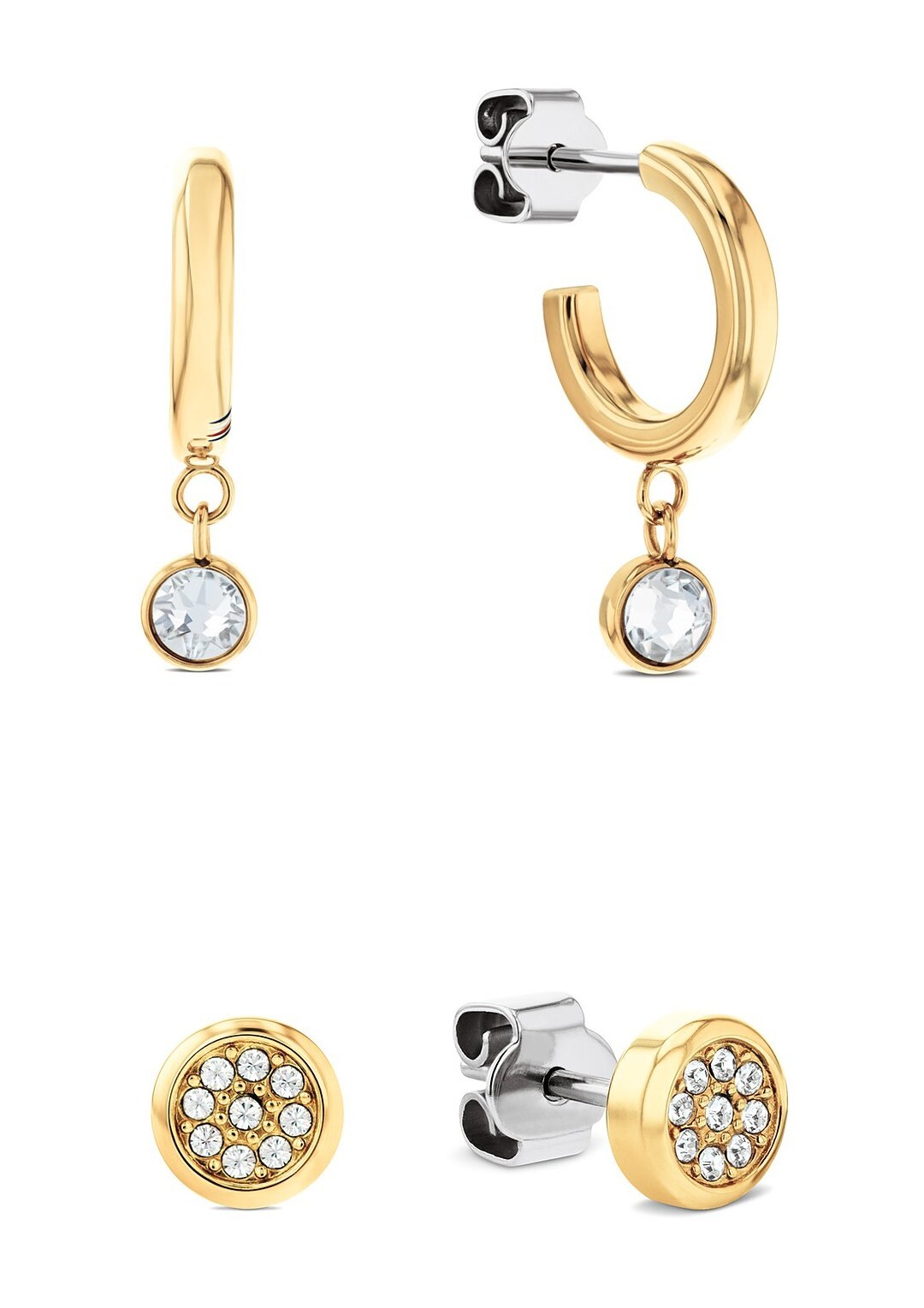 Tommy Hilfiger Originální set pozlacených náušnic 2780976