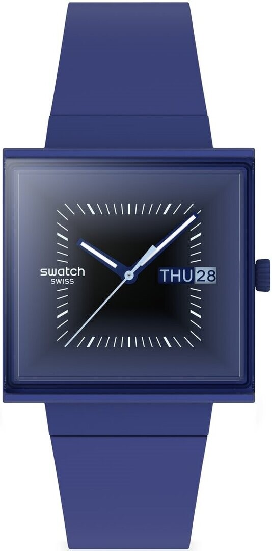Swatch Squarely Blacklight SO34N700