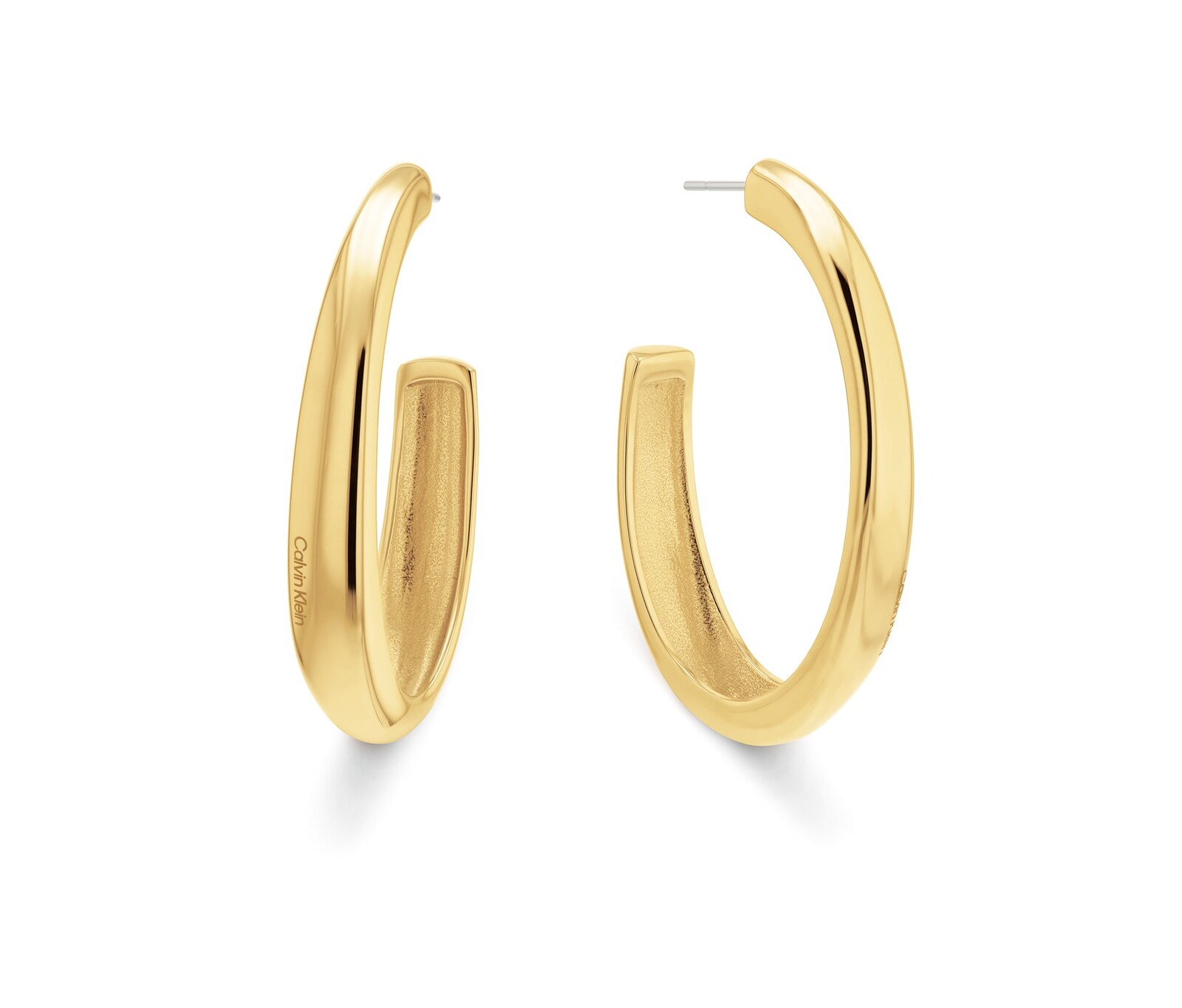 Calvin Klein Výrazné kruhové náušnice Modern Purity 35000836