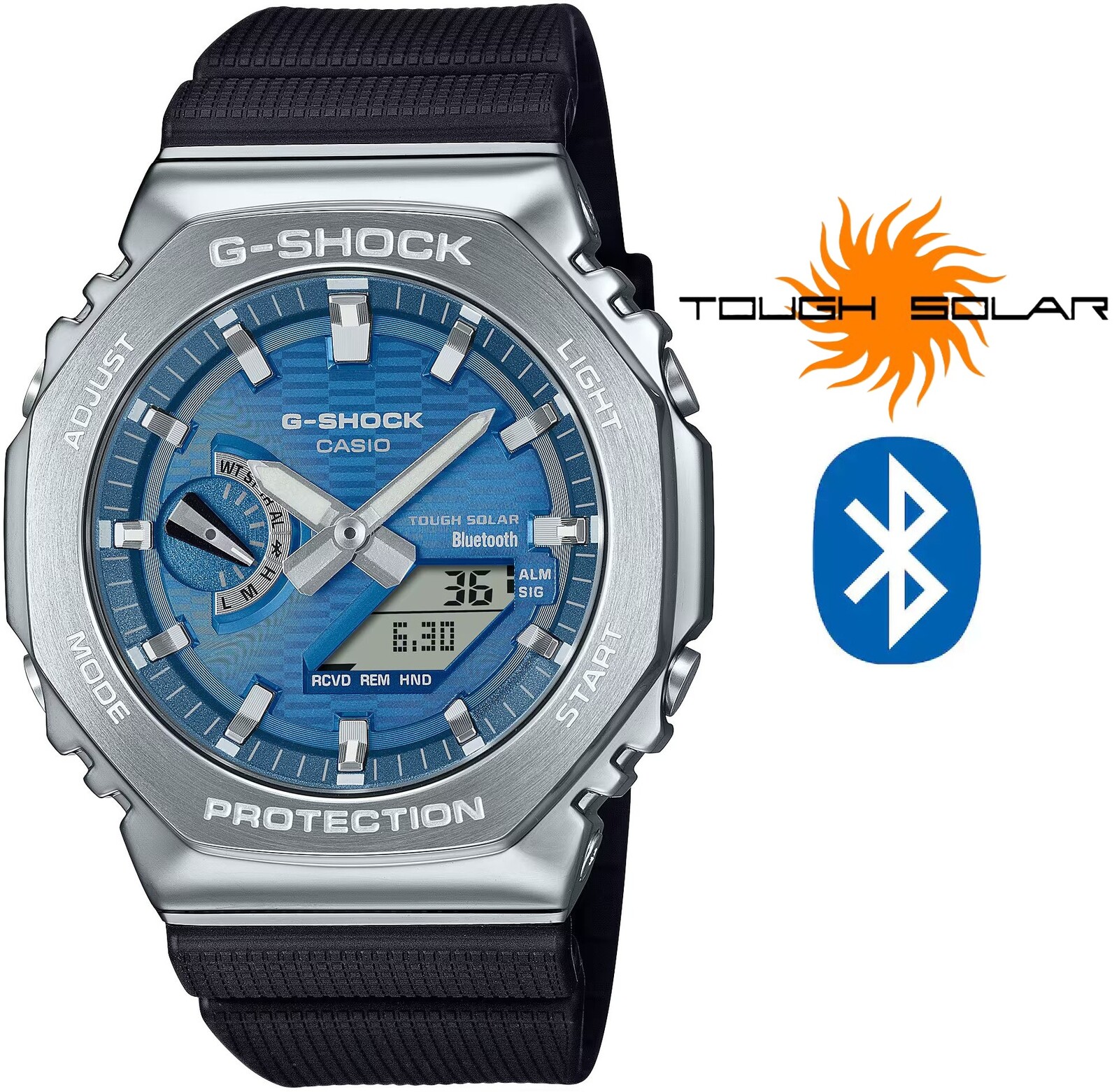 Casio G-SHOCK G-Steel Solar Bluetooth GBM-2100A-2BER (663)