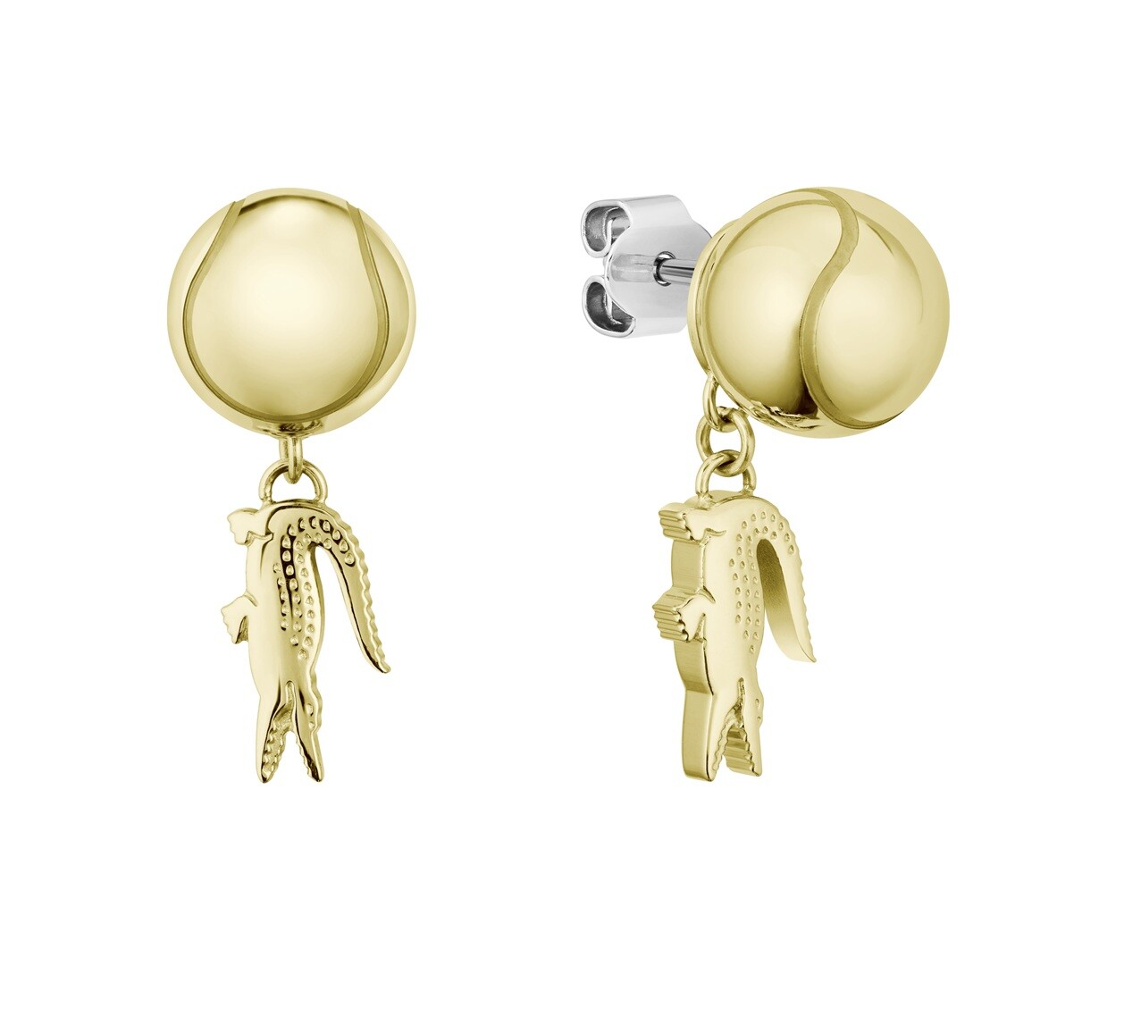 Lacoste Originální visací náušnice s krokodýlem Matchpoint 2040541