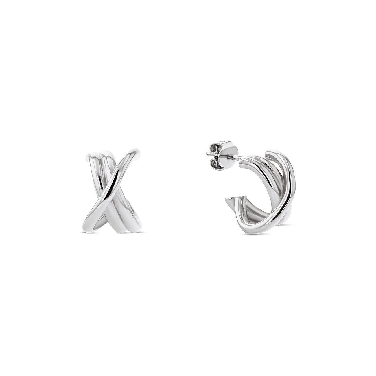 Tommy Hilfiger Nádherné ocelové kruhy Nautical Knot 2780992