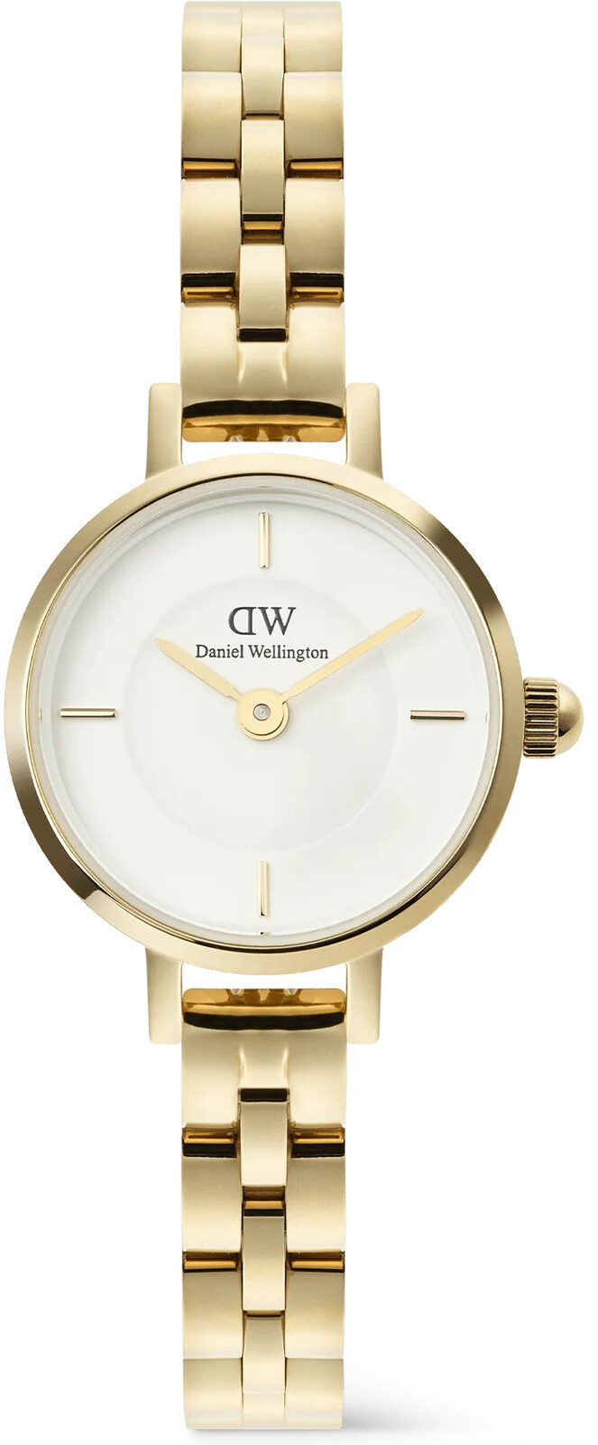 Daniel Wellington Petite Mini 19 Arch 3-Link White Gold DW00100855