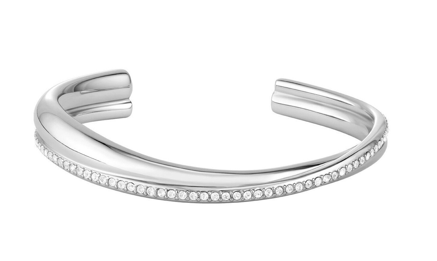 Hugo Boss Pevný ocelový náramek s krystaly Lena 1580777