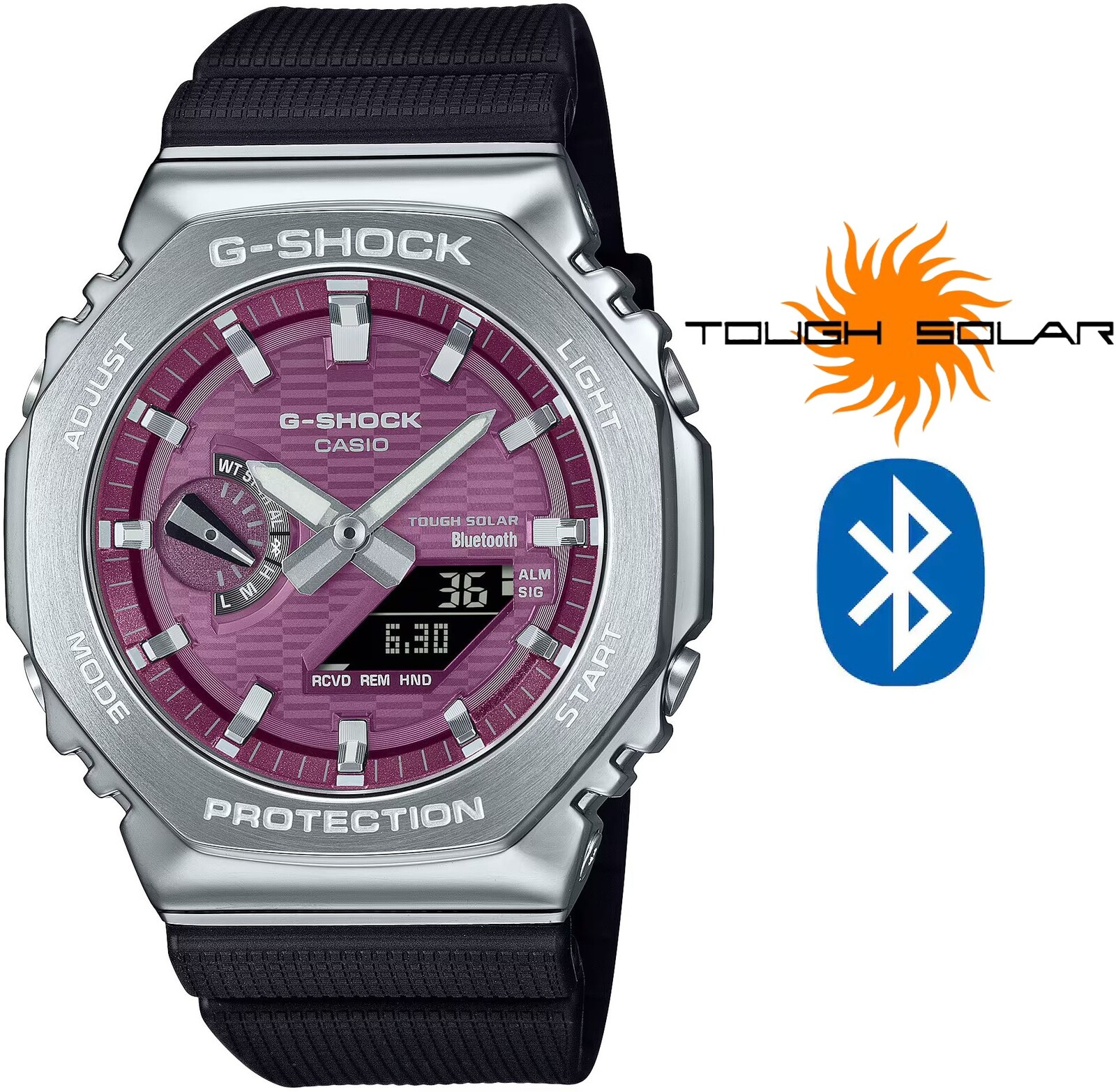 Casio G-SHOCK G-Steel Solar Bluetooth GBM-2100A-4BER (663)