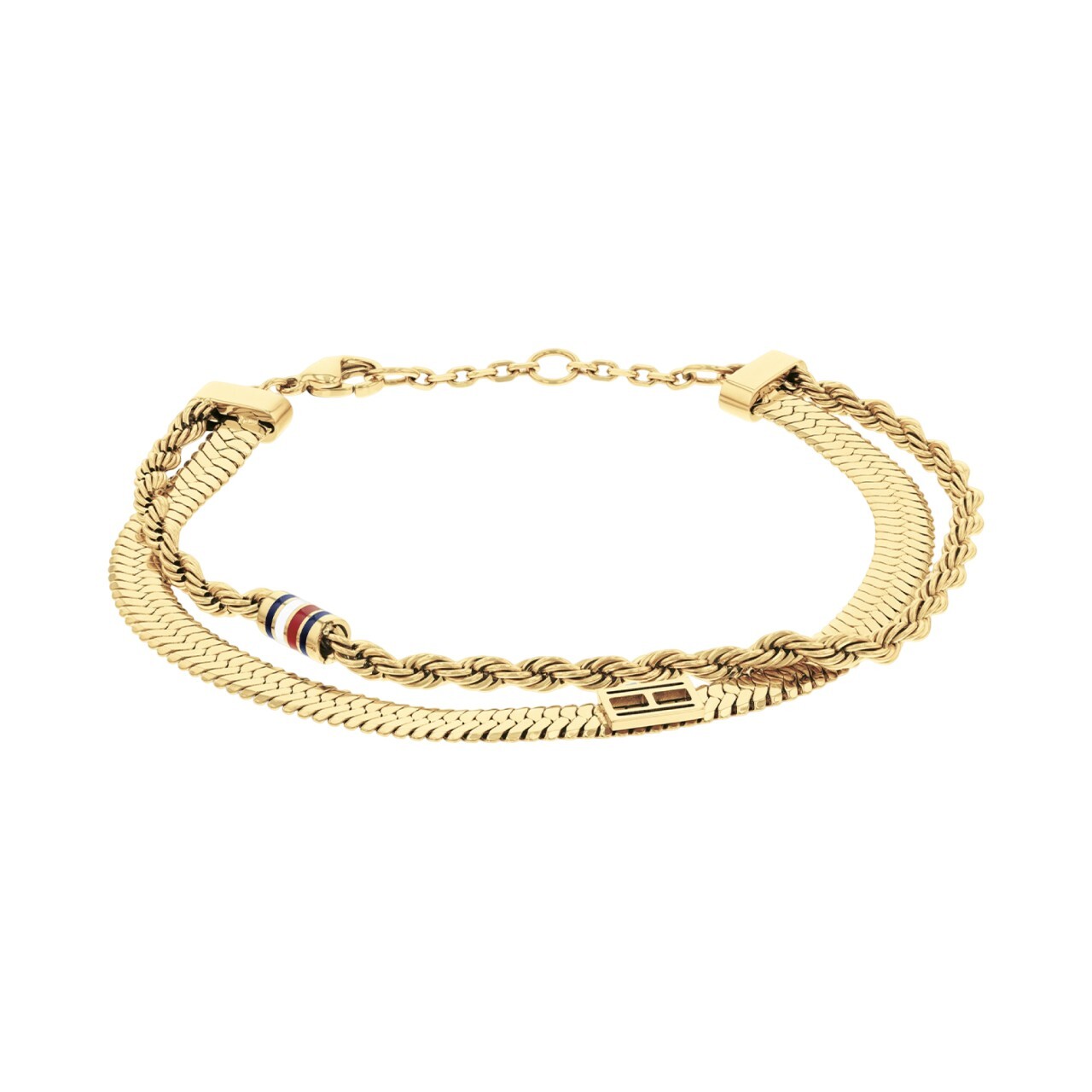 Tommy Hilfiger Dvojitý pozlacený náramek Layered 2780982
