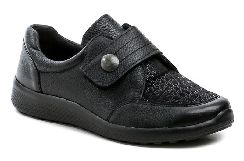 Medi Line Comfortabel 940503-01 černé dámské zdravotní boty šíře K