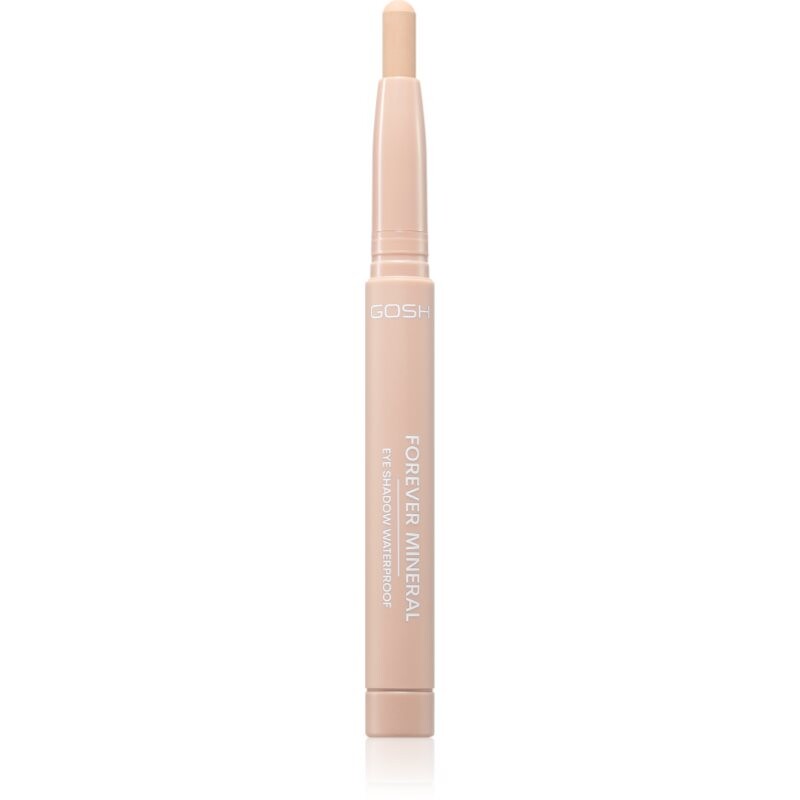 Gosh Forever Mineral Matte dlouhotrvající oční stíny v tužce odstín 011 Matt White 1.4 g