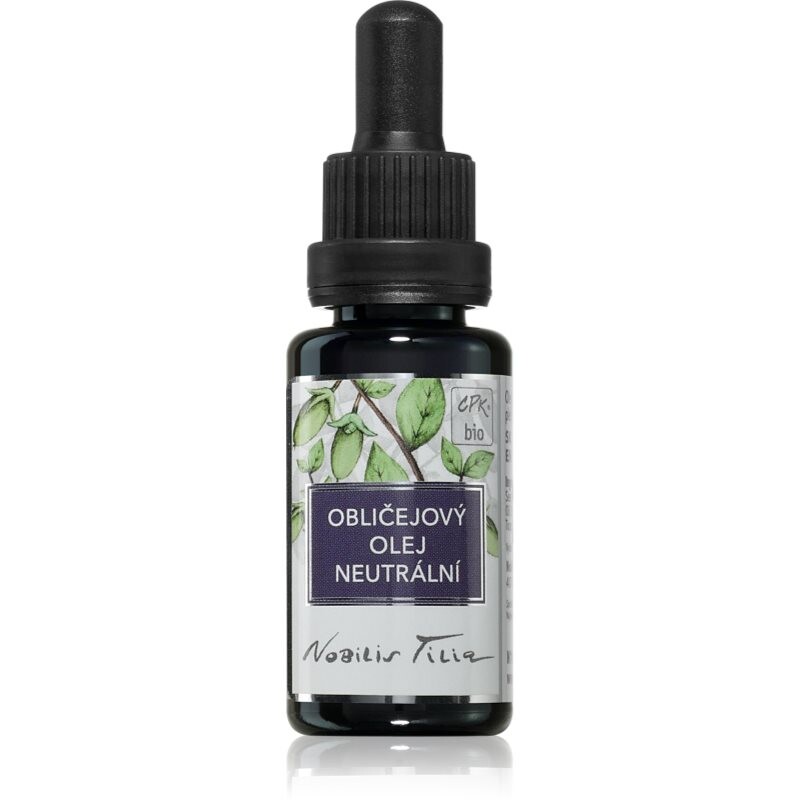 Nobilis Tilia Obličejový olej Neutrální zklidňující olej na obličej 20 ml