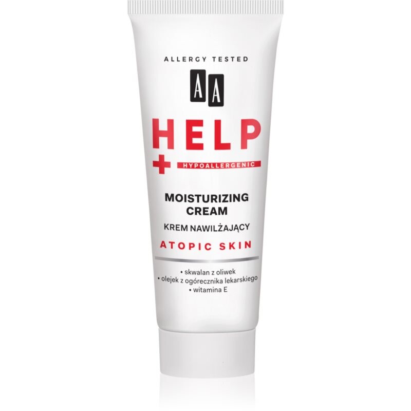 AA Cosmetics Help Atopic Skin hydratační krém pro suchou až atopickou pleť bez parfemace 50 ml