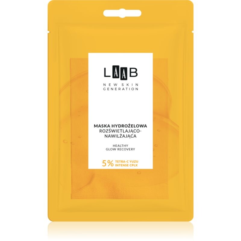 AA Cosmetics LAAB Tetra-C Yuzu hydrogelová maska pro rozjasnění a hydrataci 1 ks