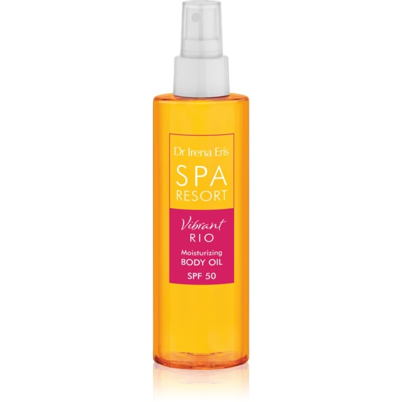 Dr Irena Eris SPA Resort Vibrant Rio pečující a opalovací olej s hydratačním účinkem SPF 50 200 ml