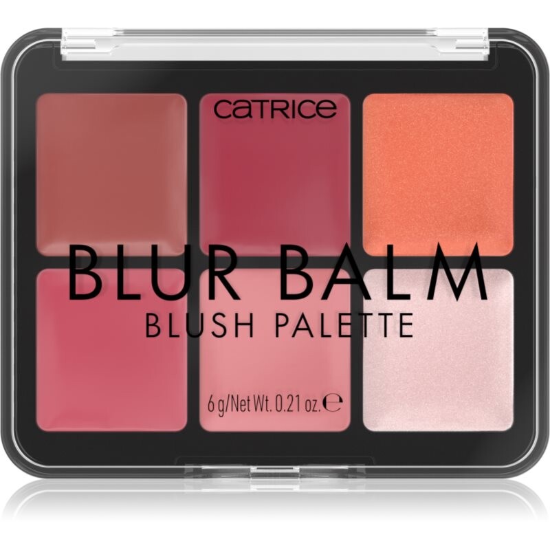 Catrice Blur Balm paleta tvářenek odstín 010 Blush Blindness 6 g