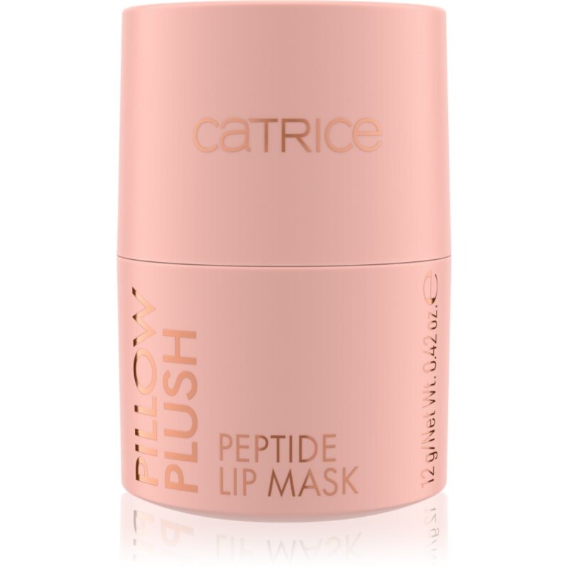 Catrice Pillow Plush Peptide Lip Mask hydratační maska na rty s peptidy odstín 010 Pep Talk 12 g