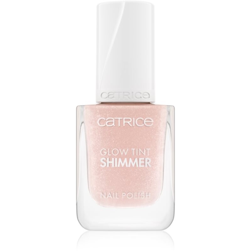 Catrice Glow Tint Shimmer průhledný lak na nehty se třpytkami odstín 030 Sparkle Symphony 10.5 ml