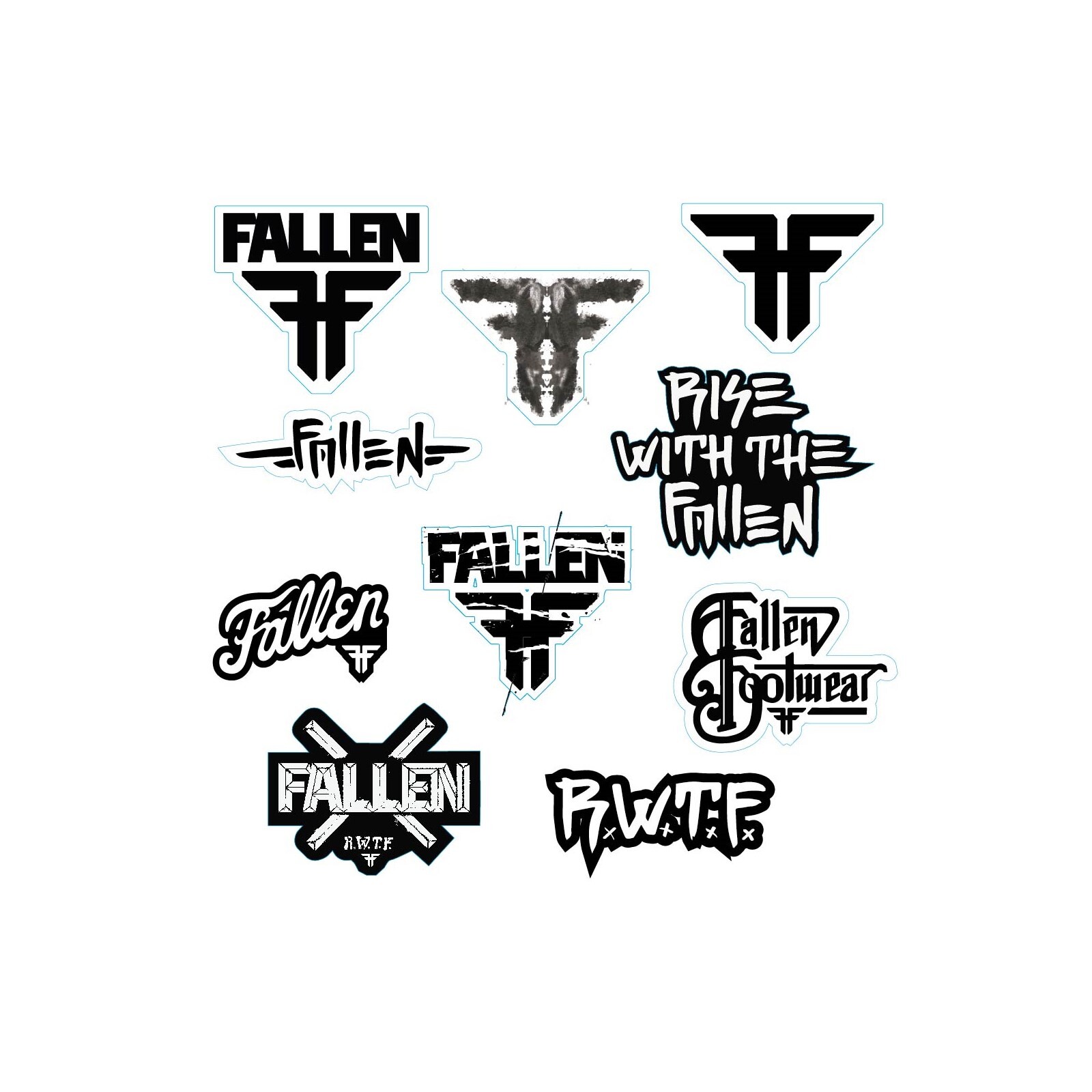 samolepky FALLEN - Assorted Stickers (Logo Pack) (ASS) velikost: OS