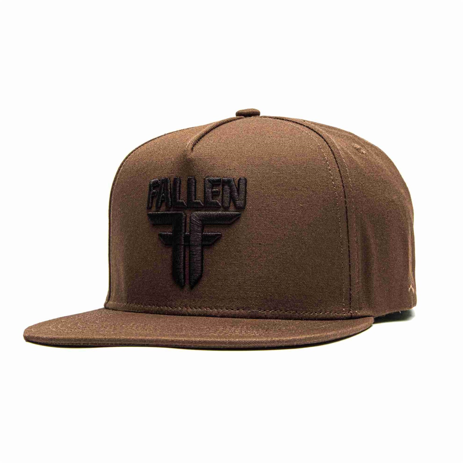 kšiltovka FALLEN - Insignia Flat Brown Black (BROWN/BLACK)