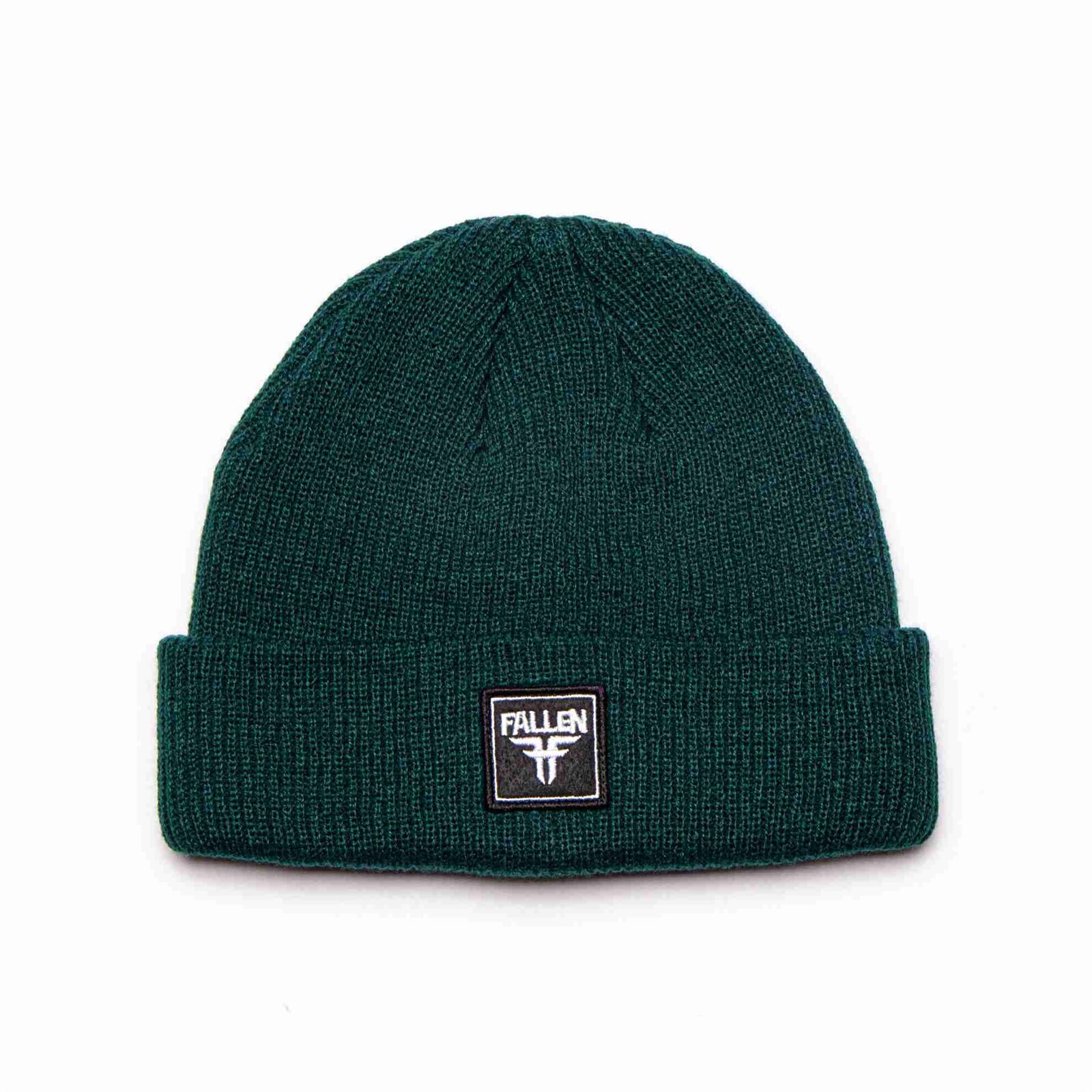 kulich FALLEN - Insignia Patch Beanie Green White (GREEN/WHITE)