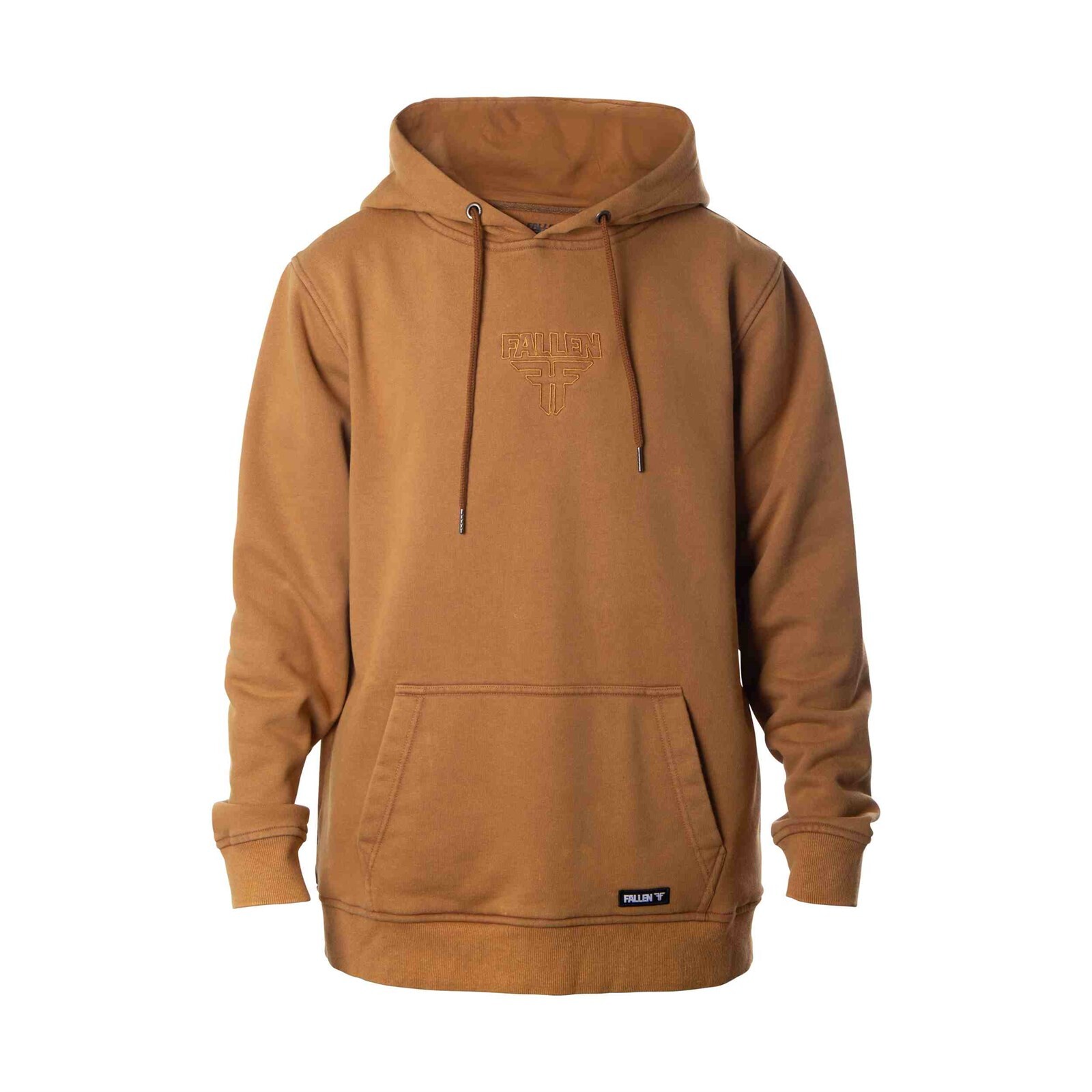 mikina FALLEN - Insignia Embroidered Hoodie Washed Almond (WASHED ALMOND) velikost: XL