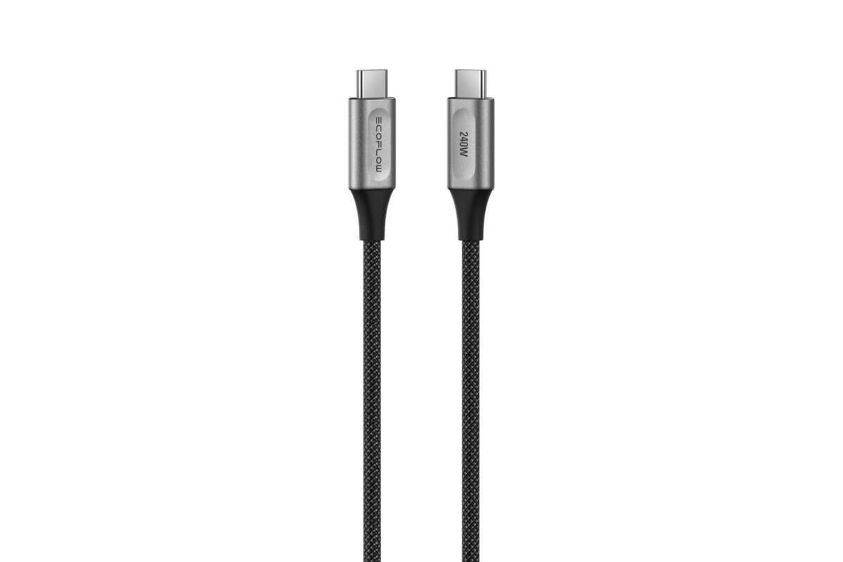 EcoFlow RAPID Pro USB-C do USB-C kabel (240W, Nylon)