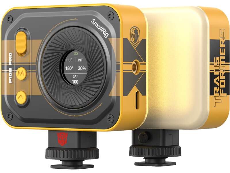 SmallRig Vibe P108 Pro mini LED Video Light BumbleBee Edition 5511