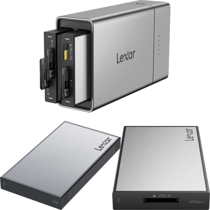 Lexar Professional Workflow Go I with CFexpress 4.0 Type A reader and 2TB SSD F600/730/502T-2TB