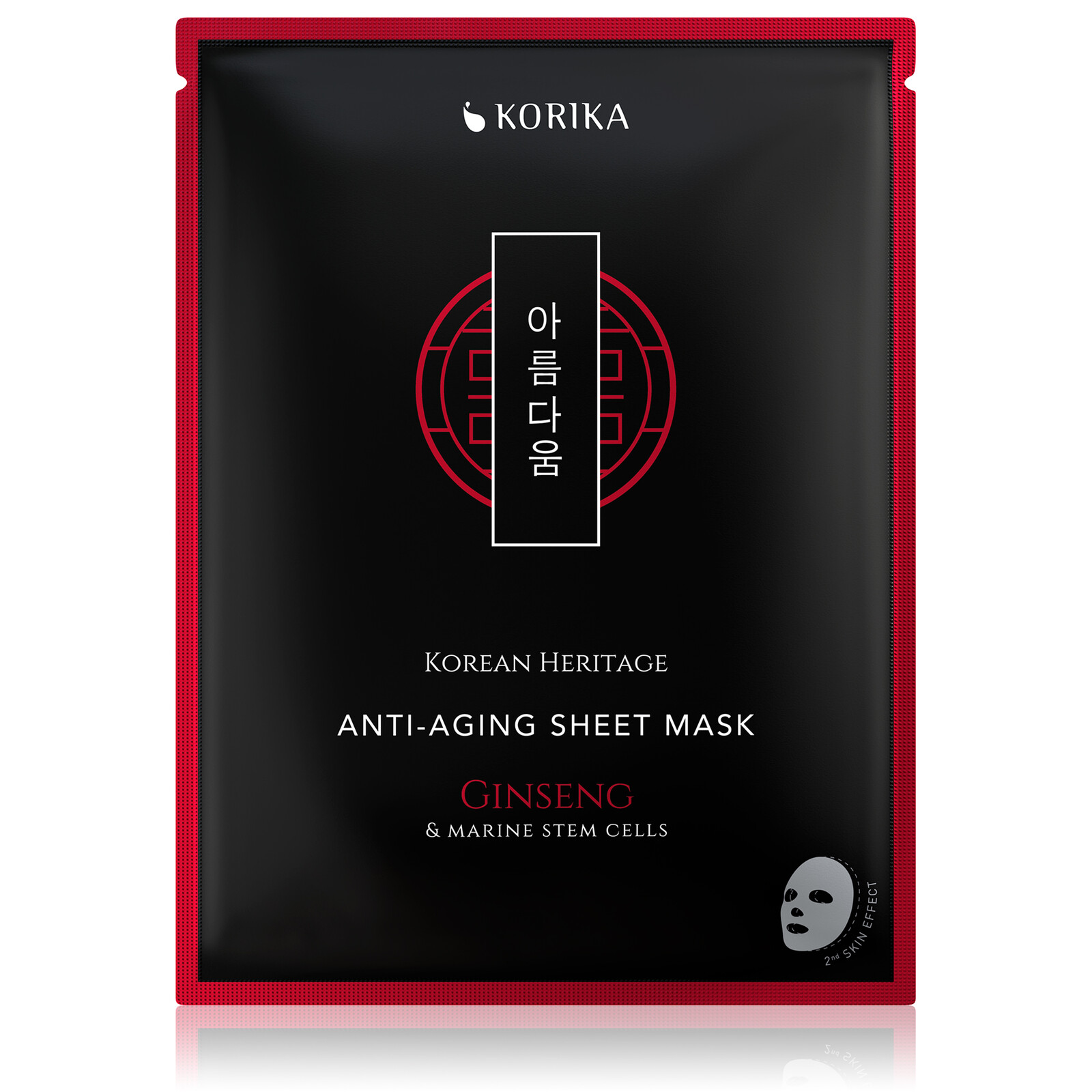 KORIKA Plátýnková maska proti stárnutí Korean Heritage (Anti-Aging Sheet Mask) 25 g