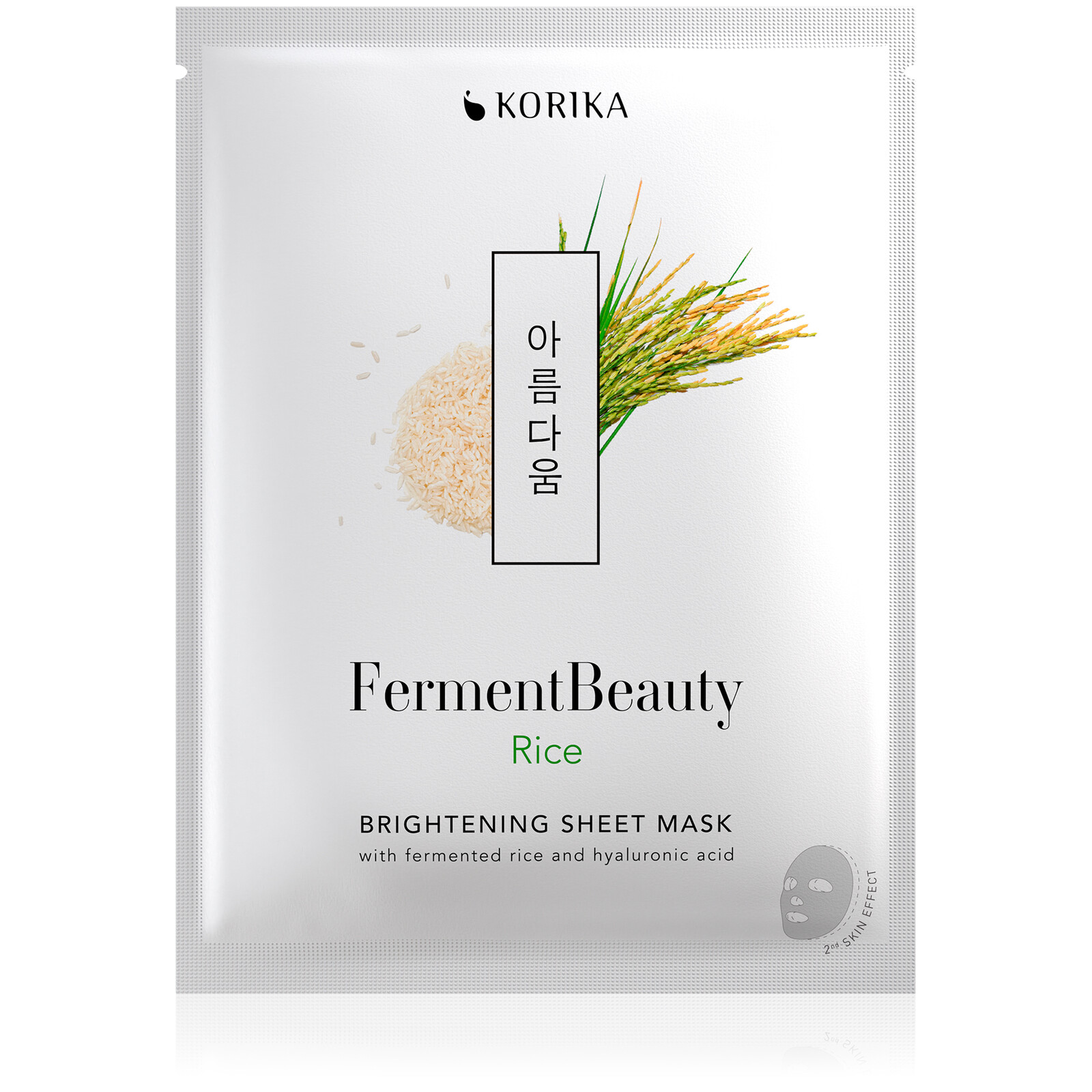 KORIKA Rozjasňující plátýnková maska FermentBeauty Rice (Brightening Sheet Mask) 20 g