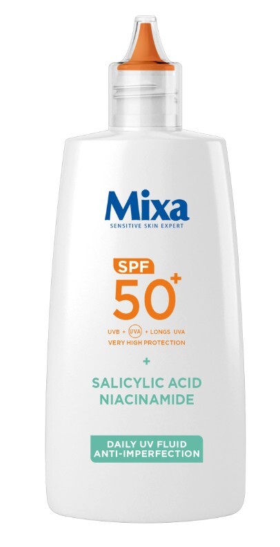 Mixa Pleťový fluid proti nedokonalostem SPF 50+ Anti Imperfection (Daily UV Fluid) 40 ml