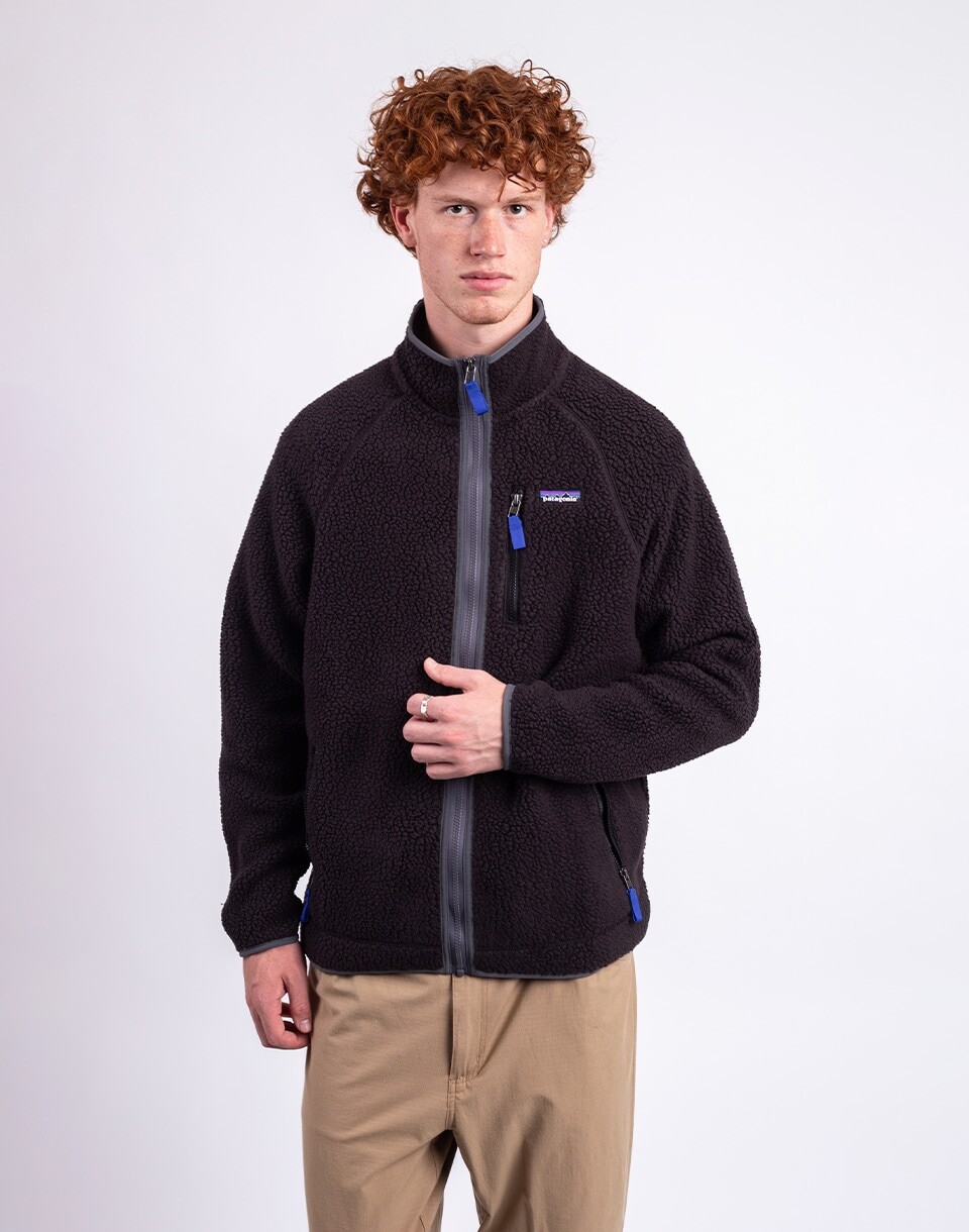 Patagonia M's Retro Pile Jacket Black w/Forge Grey M