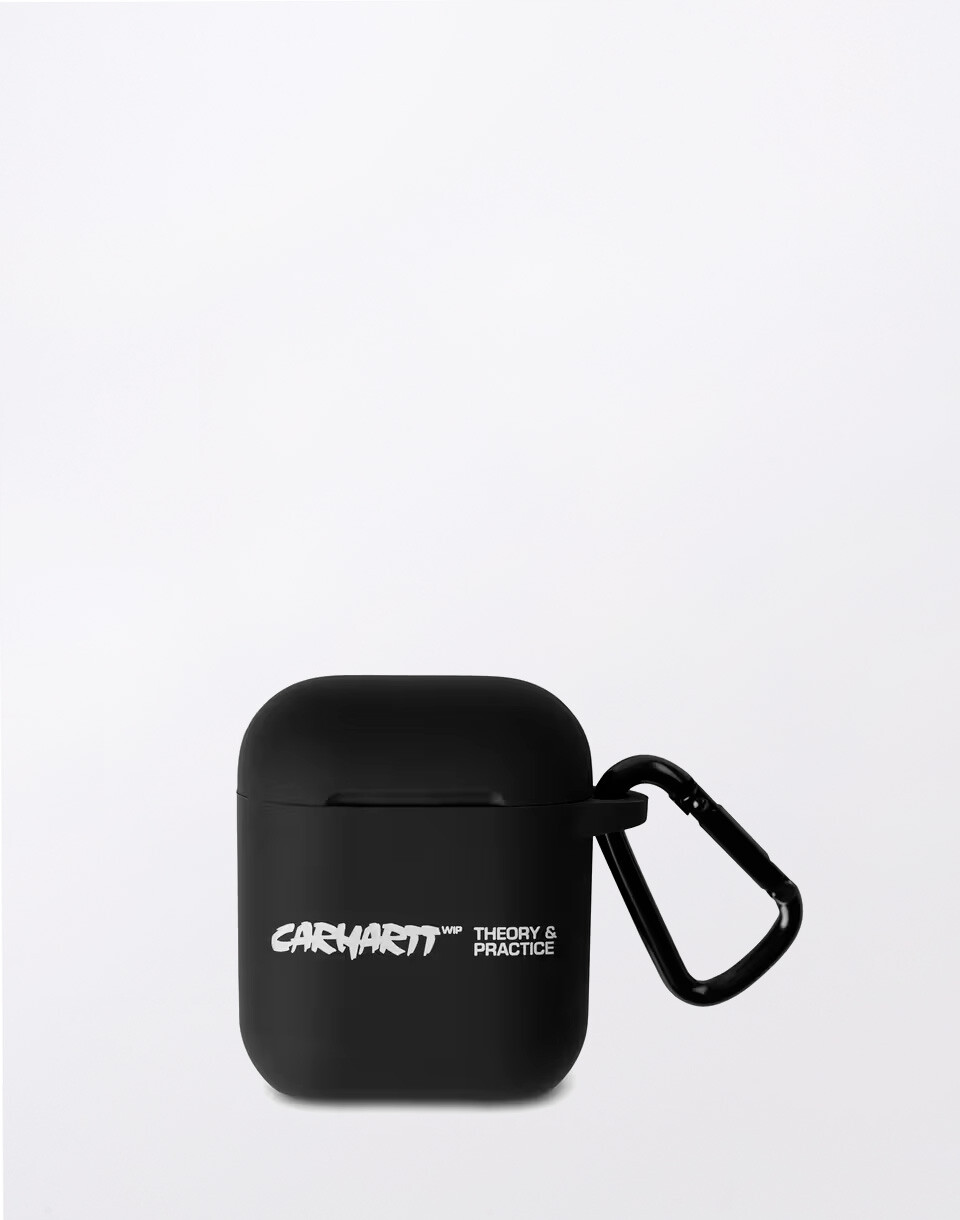 Carhartt WIP Theory and Practice AirPods Case - AirPods Black/White