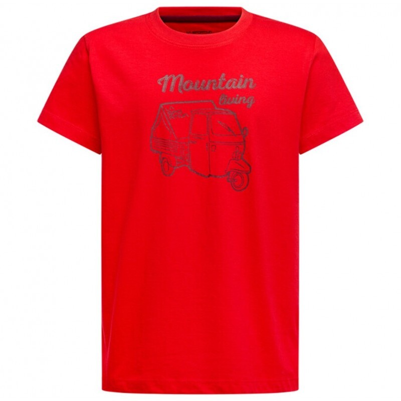La Sportiva Dětské tričko La Sportiva Ape T-Shirt K Mountain Red