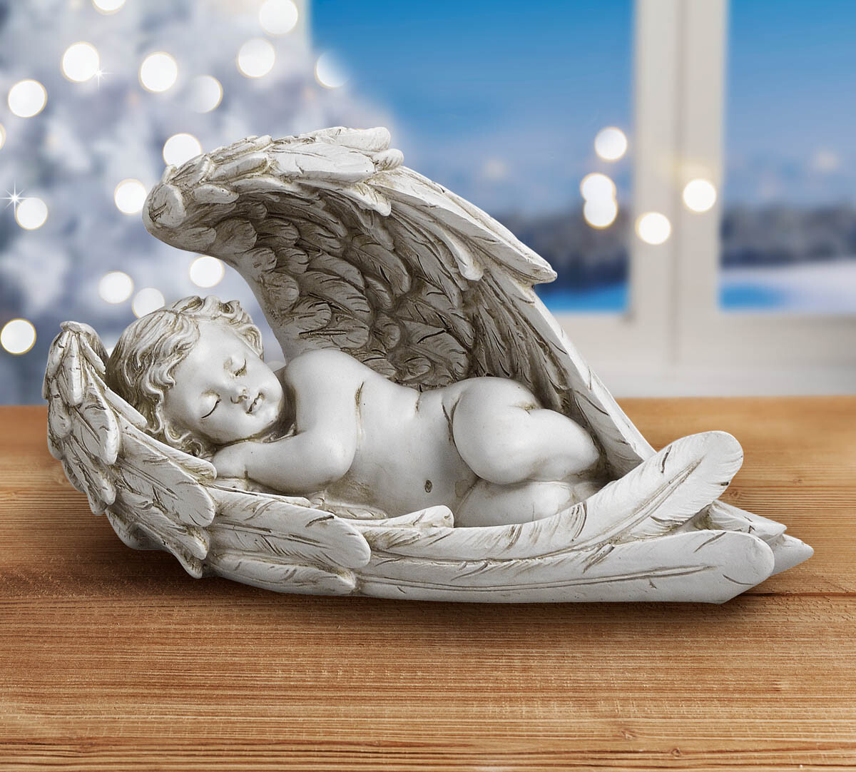 G. Wurm Anděl ležící v křídle, pravý