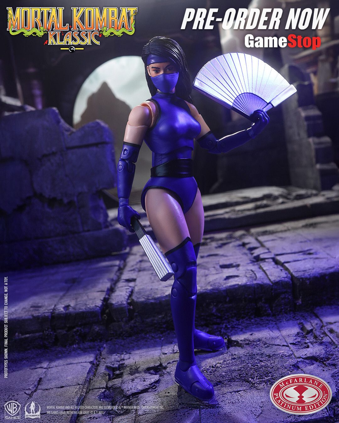 McFarlane | Mortal Kombat - sběratelská figurka Kitana (Chase) 18 cm