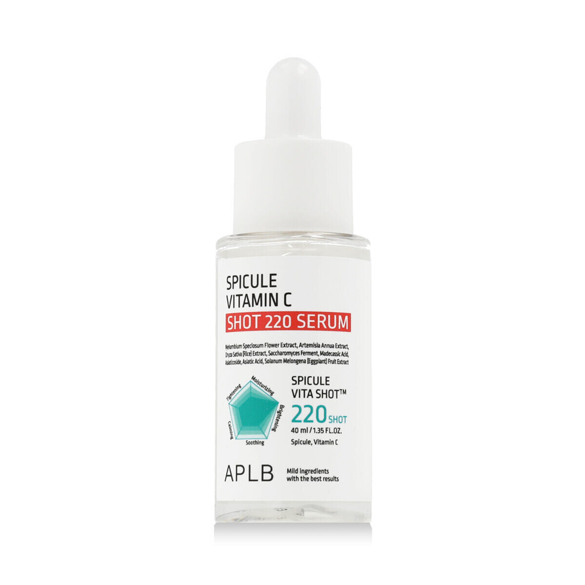APLB Spicule Vitamin C Shot 220 Serum rozjasňující pleťové sérum s vitamínem c a spicule technologií 40 ml unisex
