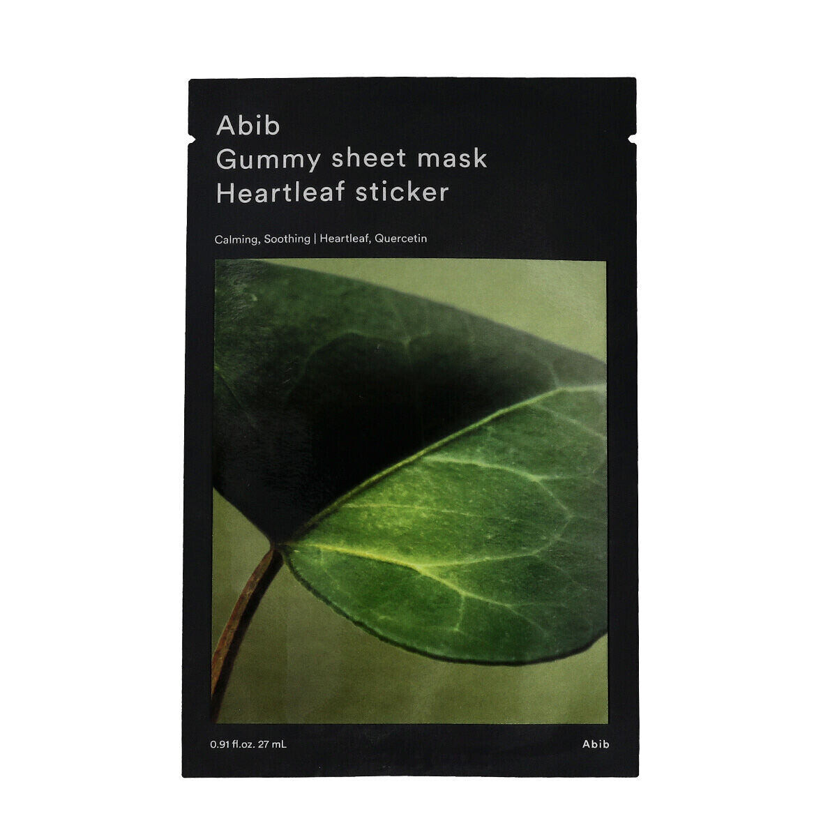 Abib Heartleaf Gummy Sheet Mask zklidňující plátýnková maska 27 ml unisex