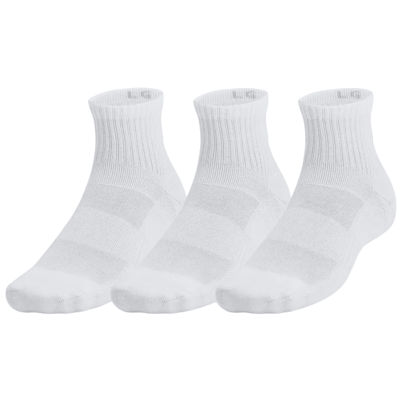 Sada ponožek Under Armour Unisex Tc 3Pk Qtr Velikost ponožek: 40-42 / Barva: bílá