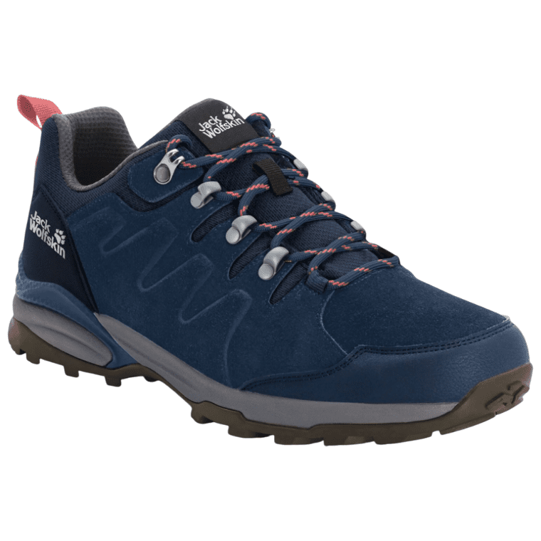 Dámské boty Jack Wolfskin Refugio Texapore Low W Velikost bot (EU): 40 / Barva: modrá