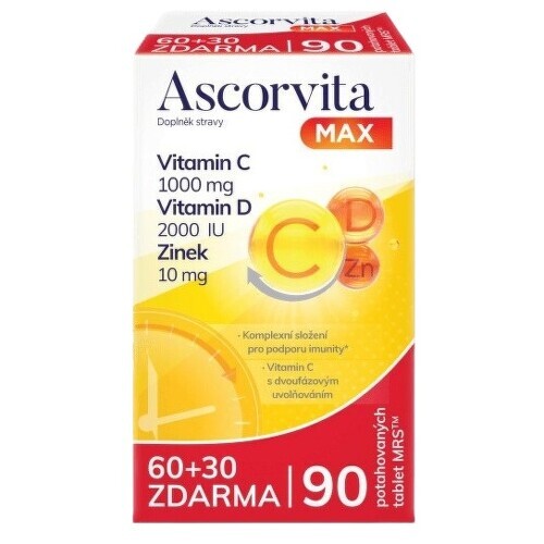 Ascorvita MAX 60+30 tablet