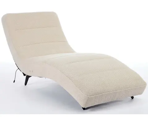 Relaxační lehátko s elektrickým polohováním Monaco, béžová látka