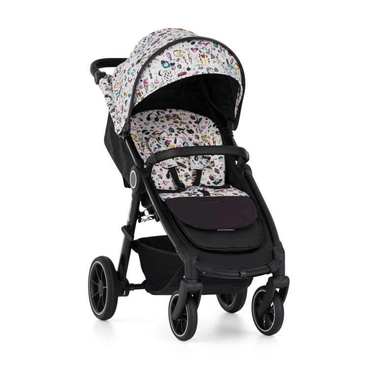 PETITE&MARS Kočárek sportovní Street2 RWS Black Limited 100 Tattoo Complete