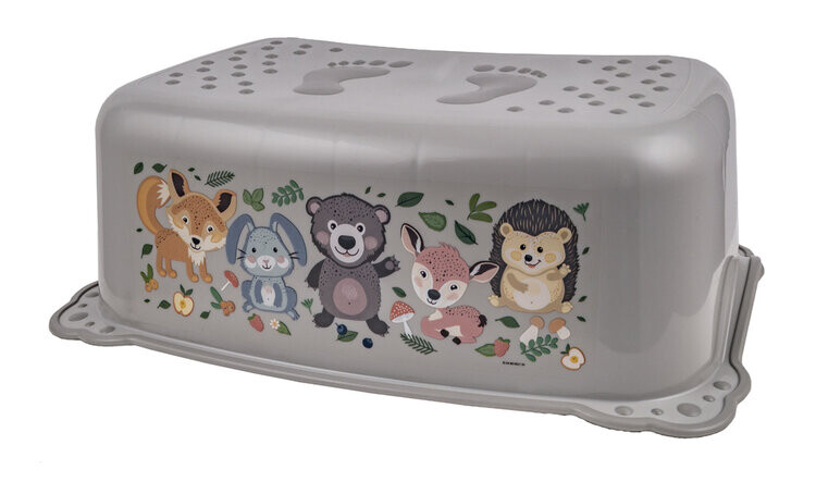 MALTEX Stupínek protiskluzový The Nature Buddies Medvěd- Grey