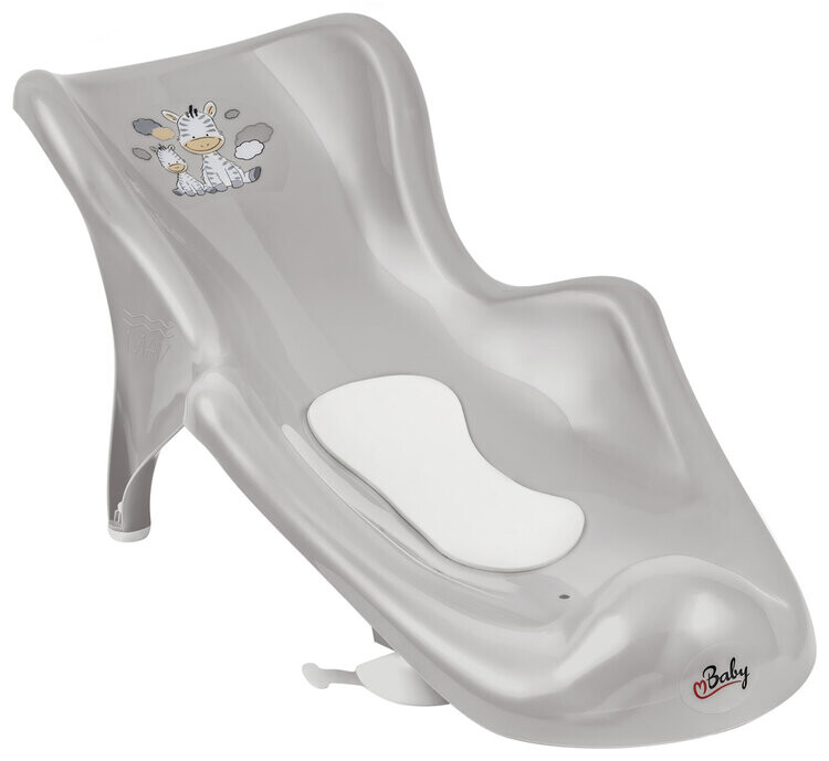 MALTEX Lehátko do vany s protiskluzovou podložkou Zebra - Grey