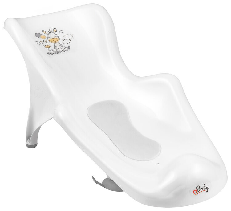 MALTEX Lehátko do vany s protiskluzovou podložkou Zebra - White