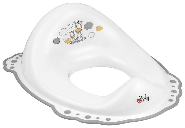 MALTEX Redukce na WC protiskluzová Zebra - White/Grey