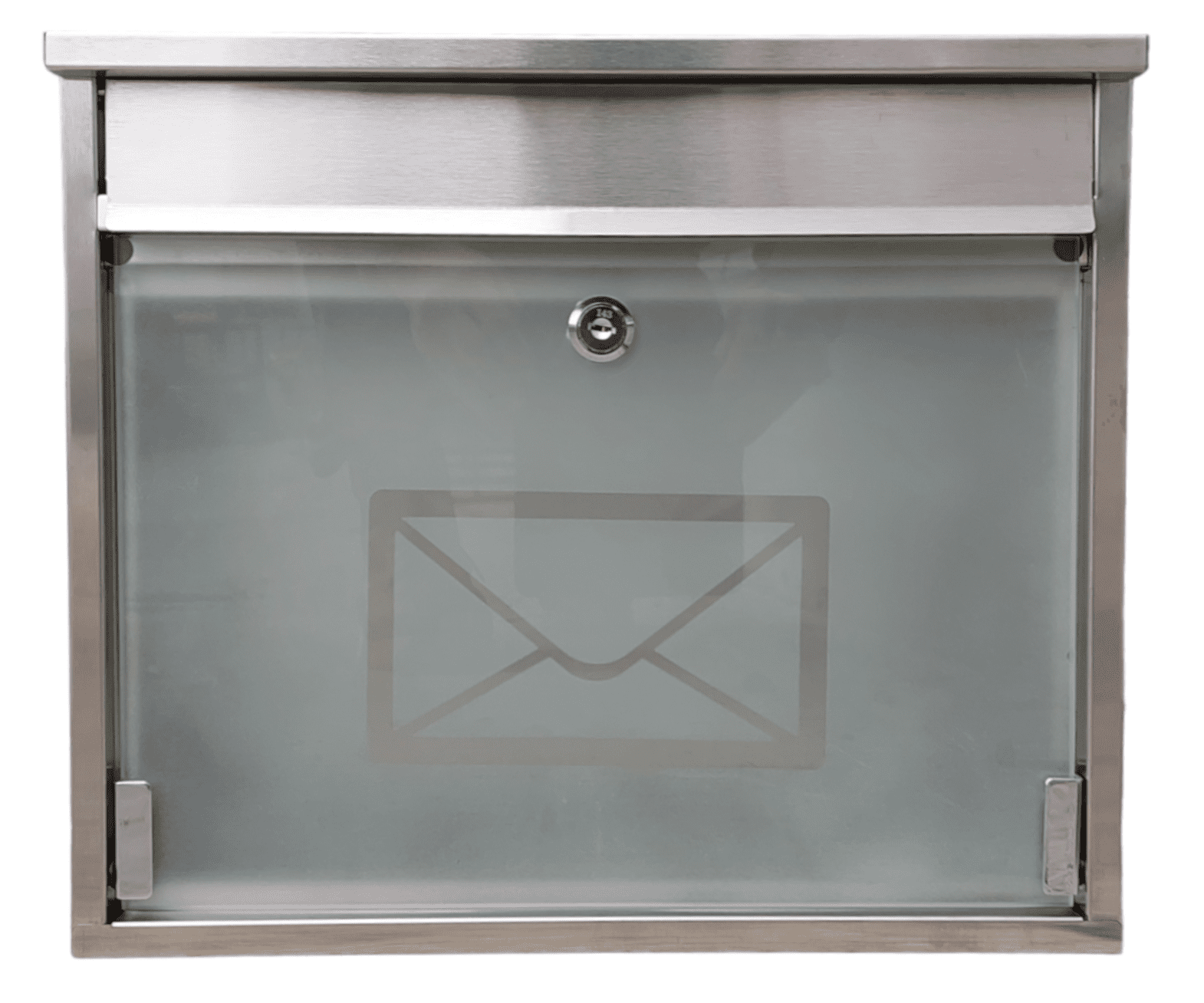Poštovní schránka nerez se sklem 36x31x11cm