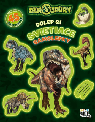 Dolep si svietiace samolepky Dinosaury